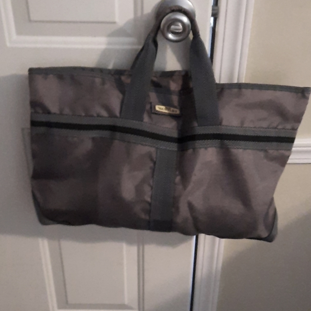 Sir Bentley tote bag 19"wide x 17". It is a brownish color